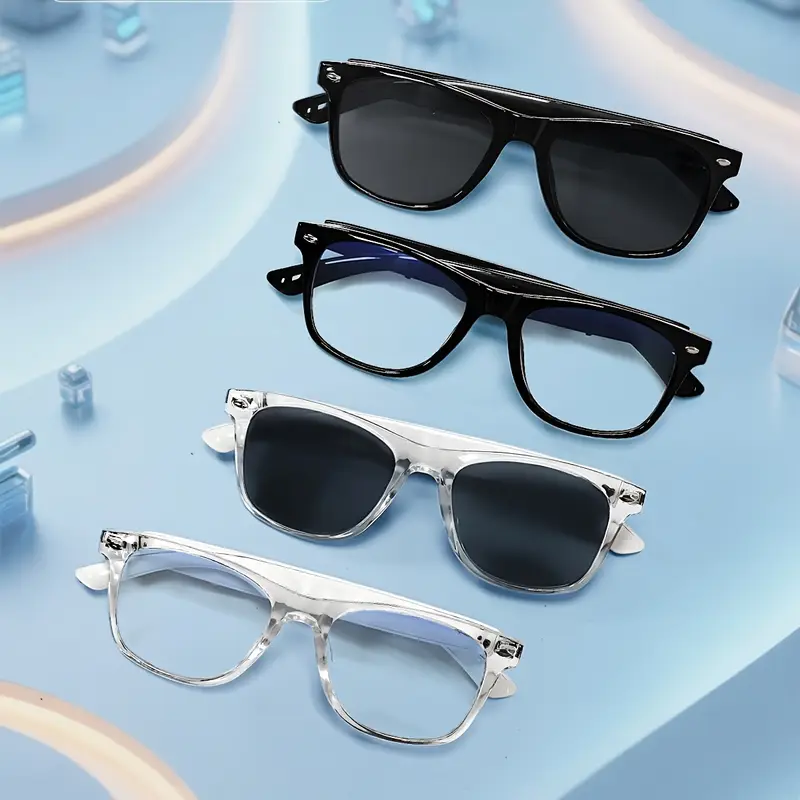 Coiusor'S Latest AI Translation Smart Glasses Come Equipped with an AI Assistant, Advanced Translation Capabilities, Wireless Calling, And Music Playback Features. They Support Translation in More Than 100 Languages, Include High-Definition Headphones, Stereo Dual Speakers, And a Touch Interface, Making Them Ideal Gifts for Anyone. Additionally, They Can Connect to a Range of Mobile Devices.